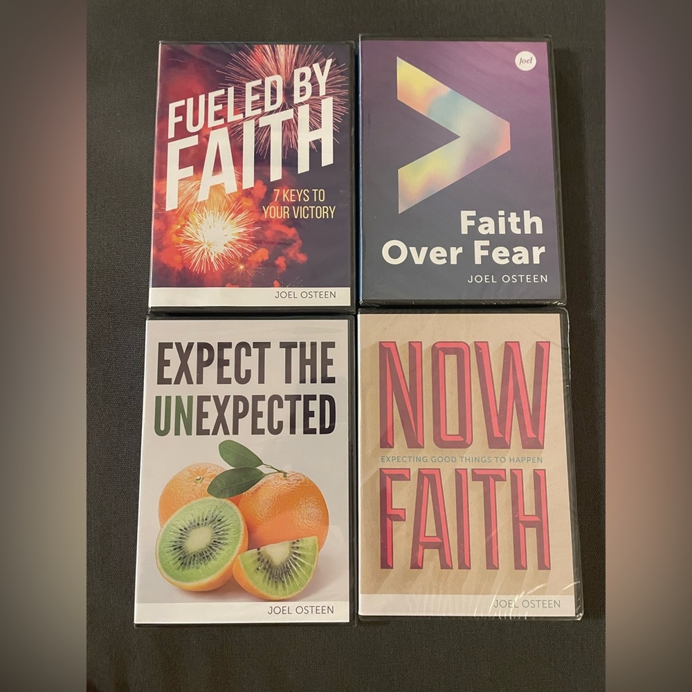 Joel Osteen - set of 4 dvds